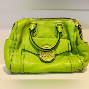 Michael Kors Vibrant Green Purse